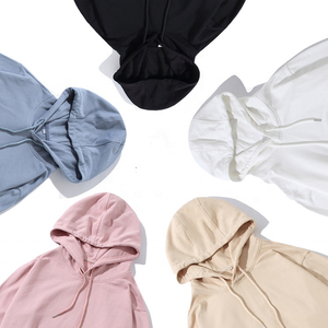 Venta al por mayor Sudadera con capucha de algodón de gran tamaño unisex con logotipo personalizado de alta calidad bordado en 3D hombres y mujeres Sudadera con capucha pedidos al por mayor - Product Image 2