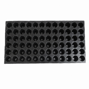 <b>Plastic</b> Nursery <b>Tray</b> Round 72 Cell With Drainage Hole For Seedling Germination Hydroponic Cultivation - Product Image 5