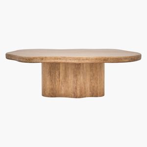 Mesa de comedor tallada a mano de madera maciza de mango, muebles para el hogar de diseño tradicional ensamblados para uso en comedor, estable y hecho a mano - Product Image 2