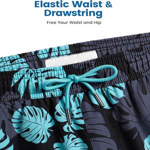 กางเกงชายหาดขาสั้นผู้ชายผ้าโพลีเอสเตอร์แห้งเร็ว100% - Product Image 5
