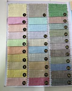 Tissu en lin naturel pur matériau respirant doux de haute qualité pour vêtements Textiles de maison rideaux de literie et rembourrage - Product Image 3