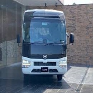 2017-2020ที่รองแก้วรถบัส LHD สภาพดีมือสองเครื่องยนต์ดีเซล toyotaa FWD เบาะหนังตกแต่งภายในสีเข้ม - Product Image 1