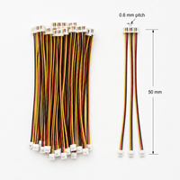 Faisceau de câbles IDC personnalisé à petit pas 0,6/0,8 mm avec âme en cuivre et isolation PVC, connecteur multi-branches pour modules de capteurs de caméra et appareils portables