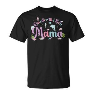 เสื้อยืดปาร์ตี้วันเกิดครอบครัว Oneder the Sea Mama Birthday Girl Boy - เสื้อยืดโปรโมชั่นที่ปรับแต่งได้ - Product Image 1