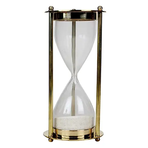 Horloge de sablier de qualité supérieure bonne vente nouveau verre d'heure de conception pour l'ornement décoratif en vrac - Product Image 5