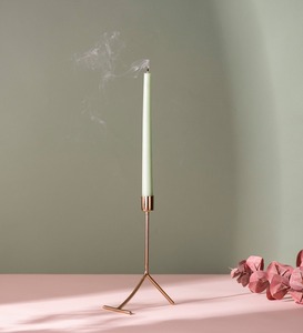 Molde de vela de boda romántico de diseño moderno, decoración del hogar, candelabro de Metal dorado en hierro, soporte de vela con diseño de flores - Product Image 3