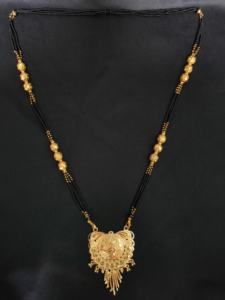 Vente en gros Collier Mangalsutra plaqué or 22 ct avec Mangalsutra fait main au design traditionnel indien à vendre par les exportateurs - Product Image 5