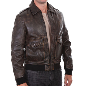 2025 Best Selling Men's <b>Leather</b> <b>Jacket</b> with <b>Long</b> Sleeves High Quality Stylish Design Winter <b>Leather</b> Pakistan Sialkot - Product Image 6
