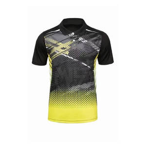 Uniforme de tenis de calidad superior al por mayor con logotipo personalizado, uniforme de tenis de media manga hecho a medida de secado rápido - Product Image 2