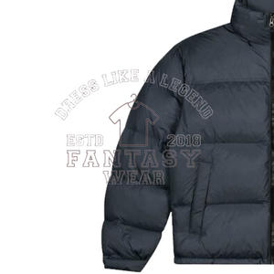 เสื้อแจ็คเก็ตบุใยสังเคราะห์แบบมีฮู้ดสำหรับผู้ชาย รุ่น FANTASY WEAR OEM 2026 ผลิตจากไนลอนโพลีเอสเตอร์ 100% สีพื้น สำหรับฤดูหนาว แบบเย็บต่อผ้ากันขาด - Product Image 3