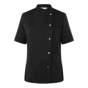 Veste de chef Greta personnalisée pour merchandising, élégante, avec blocs et sacs de rangement - Product Image 1