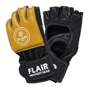 Gants professionnels en cuir PU demi-doigt Mma pour hommes gants d'entraînement grande taille prix usine approvisionnement pour l'entraînement de boxe - Product Image 4