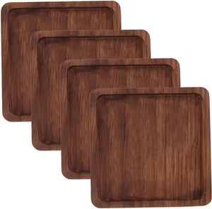 Rustic Elegance Handmade Wooden <b>Coaster</b> <b>Set</b> Durable and Stylish by crescent crafts - Product Image 1