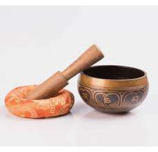 ชามร้องเพลงหิมาลัยทำมือทิเบตพร้อมค้อนและหมอน | เสียงชาวพุทธสำหรับทำสมาธิและโยคะ - Product Image 5