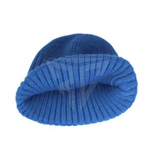 Bonnet tricoté décontracté à revers 100% coton Vente en gros Unisexe Toutes les couleurs Hiver Respirant Imperméable Réglable Logo personnalisé - Product Image 3