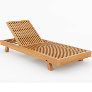 Sillas de jardín de Indonesia hechas de madera de teca y con forro de espuma, adecuadas para uso en exteriores o en la playa. - Product Image 3