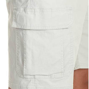 Shorts cargo classiques pour hommes, respirants, 100% coton, taille mi-haute, décontractés, avec fermeture éclair, motif uni, tissage imperméable - Product Image 6