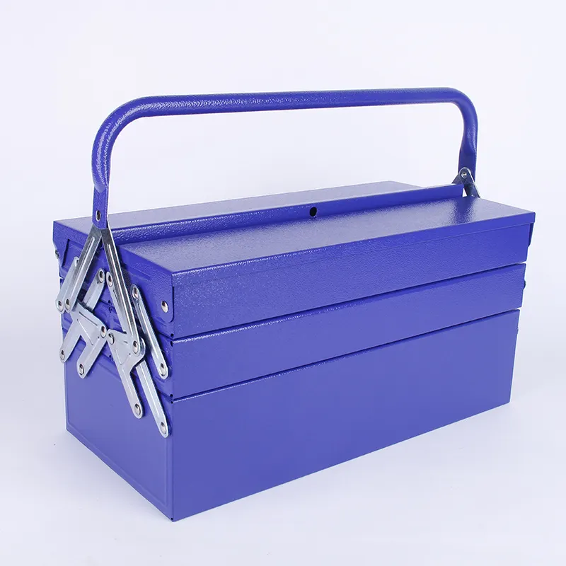 Kotak perkakas bengkel garasi logam aluminium, kotak perkakas bengkel dengan dukungan rapi