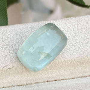 Cabujones con forma de cojín largo Aguamarina de Color superior Natural, piedra con buen brillo, piedras preciosas sueltas para hacer joyas de 5,27 quilates - Product Image 1
