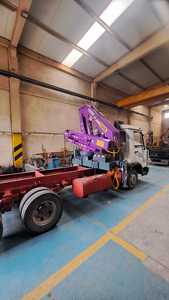 รถเครน Puma 5ตันรถบรรทุกติดตั้งไฮดรอลิกสนับมือบูมการก่อสร้างที่แข็งแกร่งประสิทธิภาพสูงปั๊มเกียร์ใหม่ตุรกี - Product Image 4