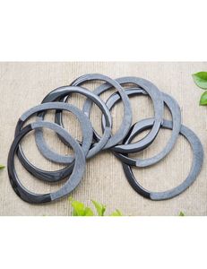 กำไลข้อมือทำมือจากเขาควายธรรมชาติคุณภาพดี กันน้ำ สไตล์รัก สีดำน้ำตาล แบบกว้าง - HF CRAFTS - Product Image 4