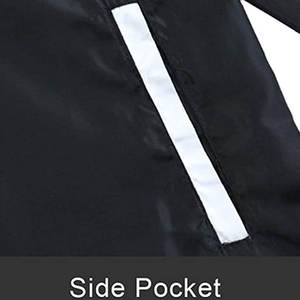 Chaqueta cortavientos de invierno cómoda de color sólido Chaqueta cortavientos impermeable de alta calidad - Product Image 5