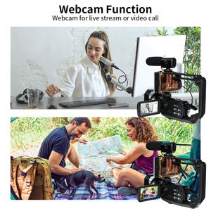 Caméscope Vidéo Professionnel 4K avec Zoom Numérique 18X, WiFi et Vision Nocturne IR pour Diffusion en Direct, Vlogging et Photographie - Product Image 5