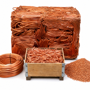 Red <b>Copper</b> Wire Scrap Clean Uncoated Welding Non-Alloy Recycled Bulk Wholesale Export FOB - Product Image 1