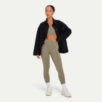 Leggings transpirables de nailon y LICRA con estampado de leopardo para invierno, pantalones de Yoga sin costuras para mujer