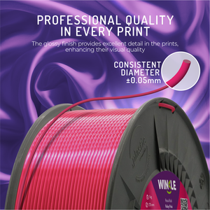 Filamento WINKLE Silk PLA 1.75mm 1kg per Stampante 3D, Alta Precisione, Liscio, Materiale Biodegradabile, Facile da Stampare, Vendita all'Ingrosso FDM - Product Image 3