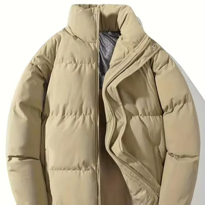 Chaqueta bomber de cuero personalizada directa de fábrica para hombre, transpirable e impermeable, estilo Hip Hop para invierno, precio al por mayor - Product Image 1