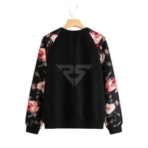 Ropa de moda sudadera al por mayor personalizado color puro en blanco mujeres sublimación sudadera para la venta - Product Image 2