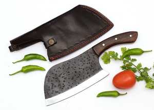 Offre Spéciale 7 pouces à haute teneur en carbone forgé à la main couperet couteau de boucher hachoir cuisine extérieure Chef couteau serbe couperet - Product Image 2