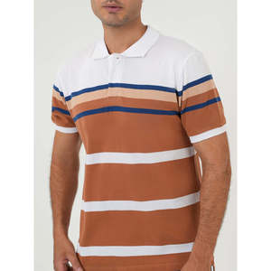Chemise Homme AIVAR Confort Coupe Classique MC2419 en Tissu Tricoté Écologique de Haute Qualité, Motif Brodé, Coupe et Couture Courte - Product Image 4