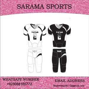 Uniforme de fútbol americano Nuevo estilo Camisetas de fútbol americano para jóvenes Poliéster de secado rápido personalizado, - Product Image 4