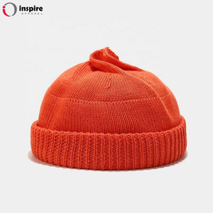 Bonnet tricoté blanc avec Logo brodé pour homme et femme, bonnet d'hiver chaud, nouvelle mode - Product Image 6