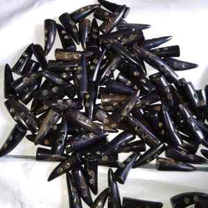 High Quality Polished Ox Horn <b>Toggle</b> Eco-Friendly Modern Unique Design Garments Coats Handcrafted Water Buffalo Horn Natural - Product Image 4