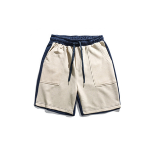 Pantalones cortos de rizo para hombre Oem Summer con el mejor diseño único High Street Style Pantalones cortos de rizo para hombre de alta calidad - Product Image 4