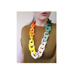 สร้อยคอแฮนด์เมดทรงกลมประดับลูกปัดเรซิ่นคุณภาพสูงสำหรับผู้หญิง ดีไซน์สวยงาม เหมาะสำหรับเป็นของขวัญงานแต่งงานหรืองานปาร์ตี้ - Product Image 4