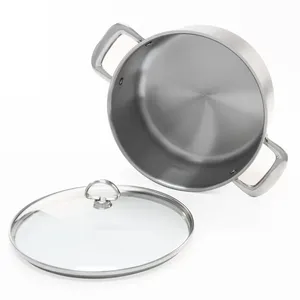 Casserole en aluminium haut de gamme avec ustensiles de cuisine modernes antiadhésifs pour cuisines gastronomiques Casseroles Zahid Exports round - Product Image 2