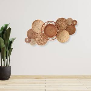 MEILLEURE VENTE AMAZON Ensemble de 11 paniers décoratifs muraux tissés à la main pour la décoration intérieure | Boho Farmhouse Rustic Coastal Style - Product Image 2