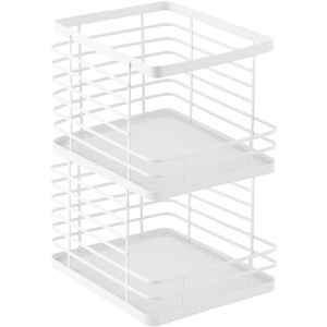 3Tier Elegant White Color Metal <b>Fruit</b> Basket Sleek Modern Design for Stylish Countertop <b>Fruit</b> <b>Storage</b> and Display - Product Image 1