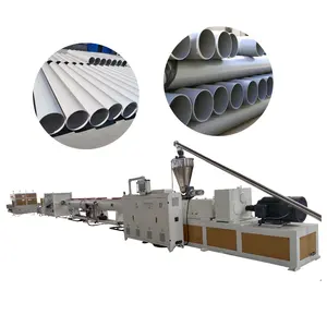 Plastic Pipe PVC Pipe Water Pipe Electric Wire Conduit Soft Hose Extrusion Line Extruder Making Machine