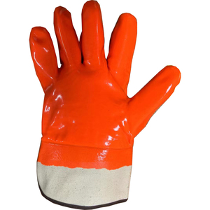 Venta caliente de alta calidad recubierto de PVC seguro trabajo de seguridad guantes de trabajo - Product Image 1