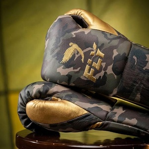 Guantes de Boxeo Profesionales Premium con Logotipo Personalizado, de Cuero Genuino de Alta Calidad, con Cierre de Cordones y Protección UV para Adultos - Product Image 1