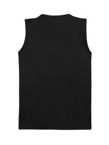 Haute Qualité Coton Noir Blanc Débardeur Sans Manches Fitness Sportswear Logo Personnalisé Hommes Singlet Débardeurs - Product Image 3