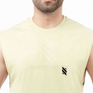 เสื้อกล้ามออกกำลังกาย SMITHY Sports สำหรับผู้ชาย ผลิตตามสั่ง ผ้าฝ้าย/ใยไผ่ คุณภาพสูง ระบายอากาศได้ดี น้ำหนัก 220 กรัม ผ้าถักอย่างดี มีตัวเลือกขนาดที่เหมาะสมสำหรับผู้ใหญ่ - Product Image 6