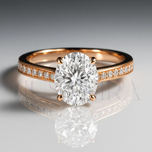 High Demand Affordable Oval Cut Diamond <b>Ring</b> Women Ideal for Daily Wear Gifts and Fashion Accessories Available for Best Price - Product Image 2
