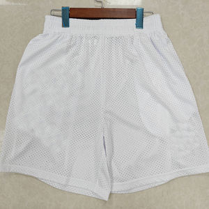 กางเกงออกกำลังกายขาสั้นผ้าฝ้ายพิมพ์ลายสองชั้นของผู้ชาย shorts2026ผ้าตาข่ายเอวยางยืดแห้งเร็ว - Product Image 1