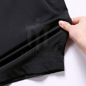 Shorts décontractés pour hommes en polyester/coton, taille haute avec cordon de serrage, logo personnalisé, légers, respirants, séchage rapide, écologiques, vente en gros - Product Image 6